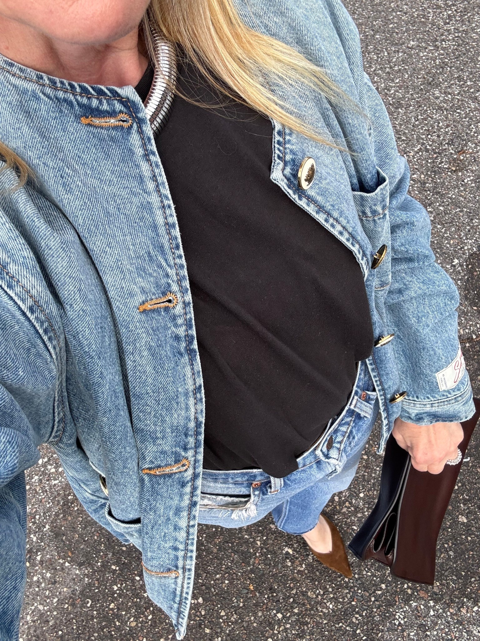 Took a 38 in the jacket for an oversized feel. Shoes true to size. 

#LTKdayinmylife #LTKPetite #LTKOver40