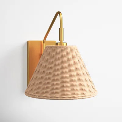 Maebel 1 - Light Gold Armed Sconce | Joss & Main