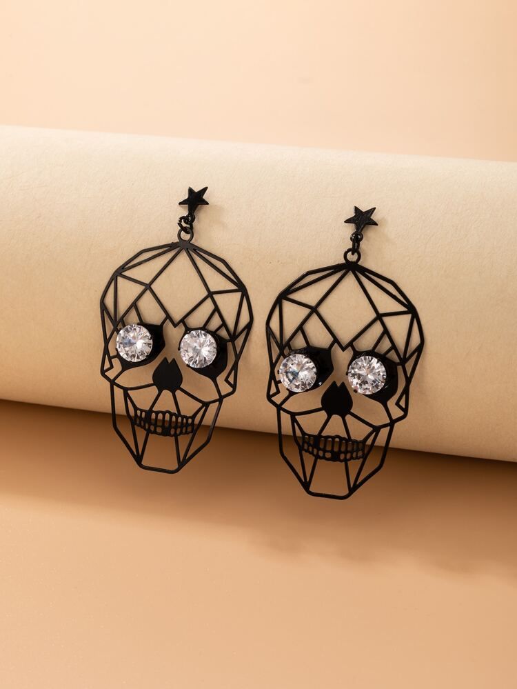 Skull Drop Earrings | SHEIN