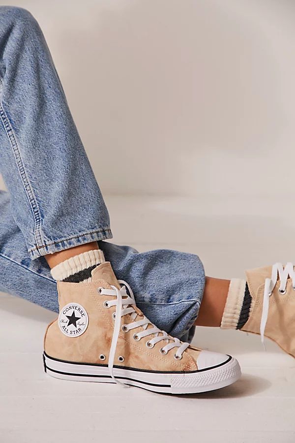 Chuck Taylor All Star Summer Nautical Sneakers by Converse at Free People, White / Oat Milk, US 7.5  | Free People (Global - UK&FR Excluded)