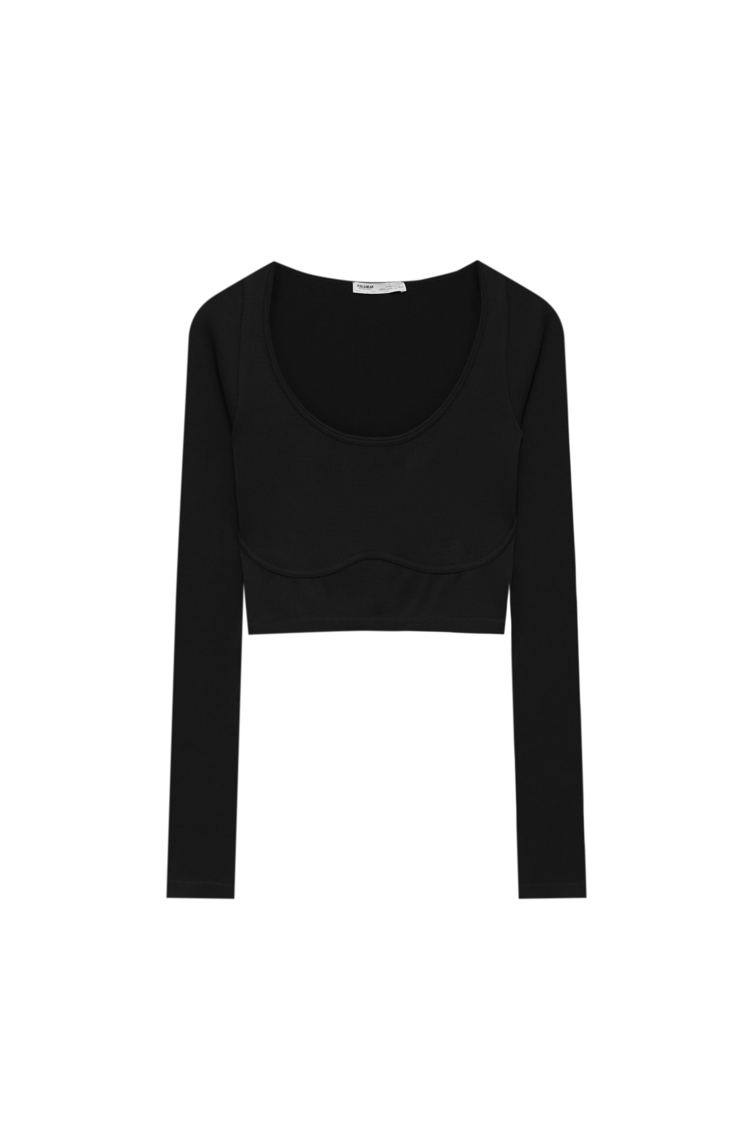 LANGÄRMELIGES SHIRT OHNE NÄHTE | PULL and BEAR DE