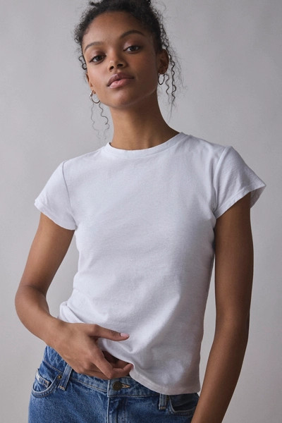 BDG  Short Sleeve Solid Spill The Tee | Urban Outfitters (US and RoW)