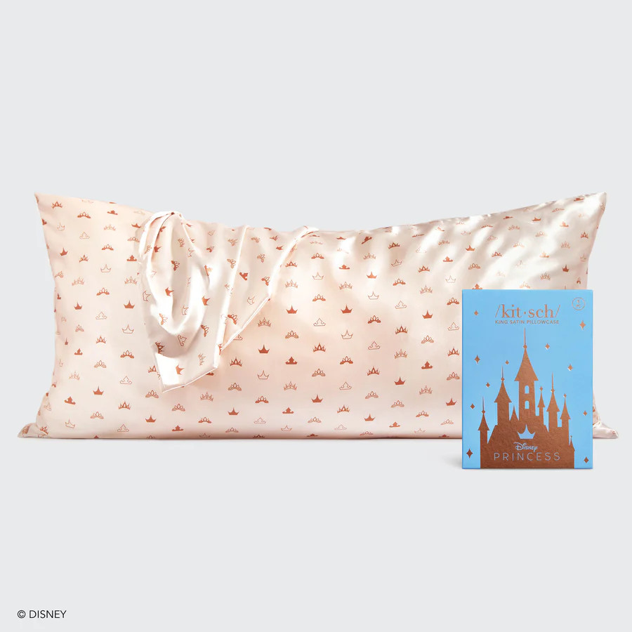 Kitsch x Disney Princess Satin Pillowcase in Desert Crown - King | Kitsch