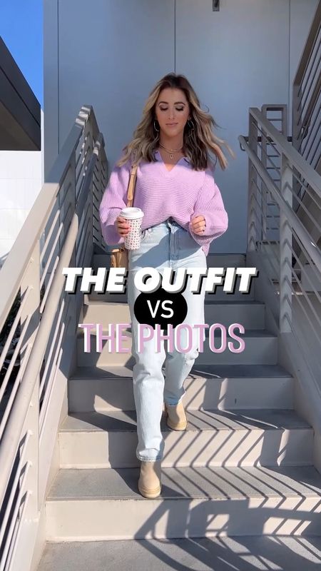 Casual jeans outfit!! Purple sweater is an Amazon find and comes in tons of colors. Jeans run tts and are on sale! Boots run tts and are on sale. 

Casual outfit idea, Amazon fashion, sweater, denim, Abercrombie, Steve Madden, winter outfit , spring sweater 

#LTKunder50 #LTKstyletip #LTKunder100