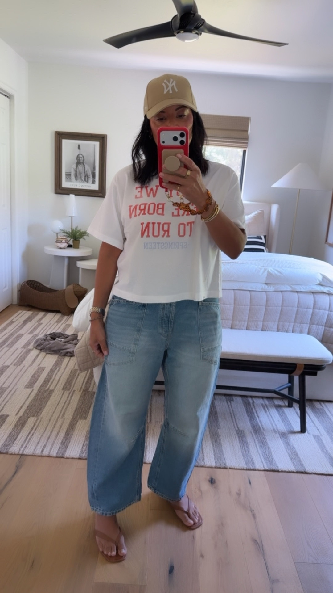 Top size medium. I’m returning the jeans and getting my true size (I’m a curvy size 8 and going to order the 29), sandals fit tts.

#LTKootd #LTKSaleAlert #LTKMidsize