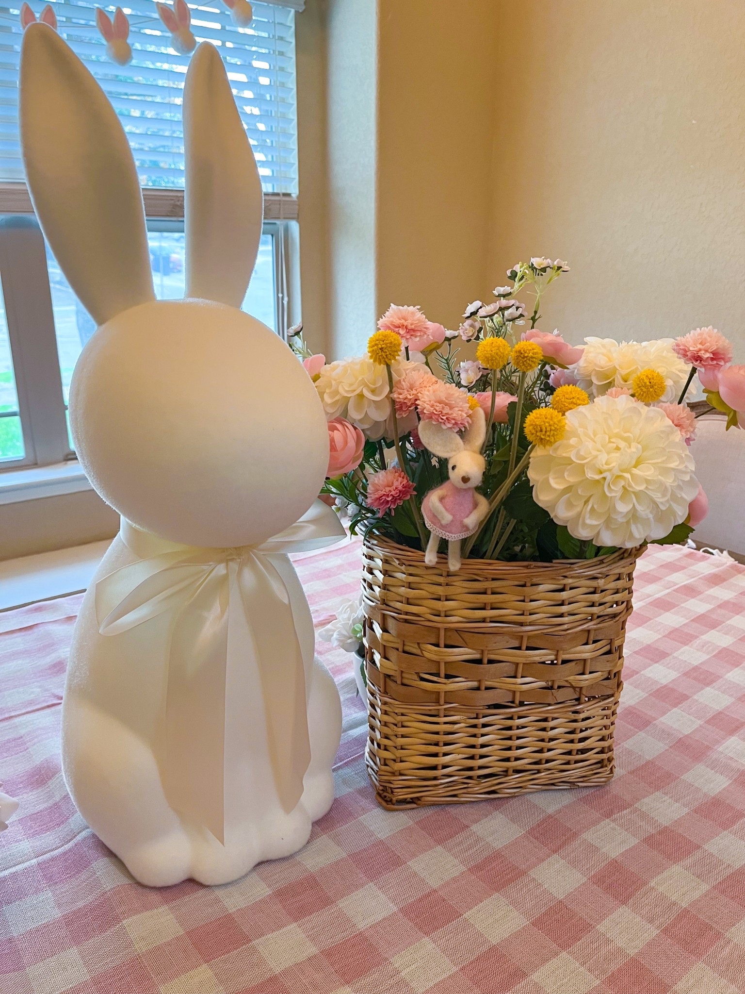 diy spring basket wreath 🐇🌷🥕 #spring #easter #springdecor #easter #wreath #diy #diyideas 

#LTKSeasonal #LTKHome #LTKParties