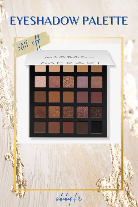 My eyeshadow palette is 50% off today. I found this when a makeup artist did our makeup for a friends wedding. Beautiful shimmer and colors. 
Spring makeup
Eyeshadow 
Brown eyeshadow 
Pink eyeshadow 
Shimmer eyeshadow 
Beauty deal
Beauty steal
Wedding makeup
Event makeup
Bold makeup 

#LTKsalealert #LTKbeauty #LTKwedding