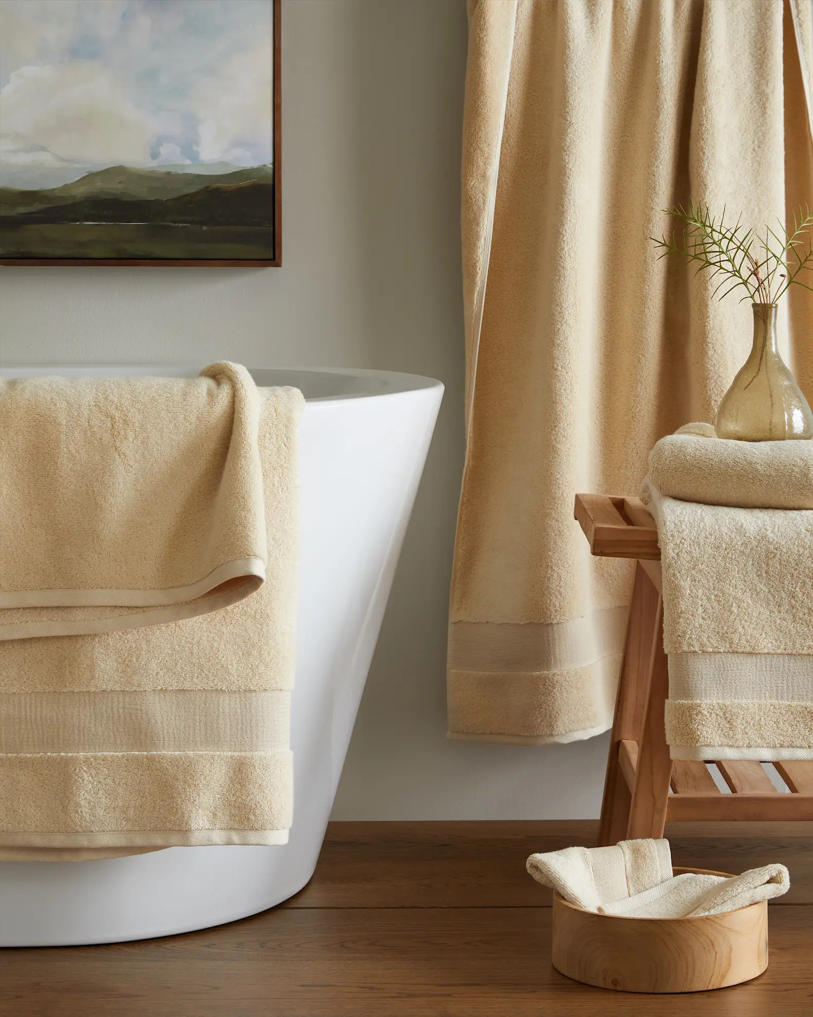 Turkish Classic Bath Towel Bundle in Linen | Quince