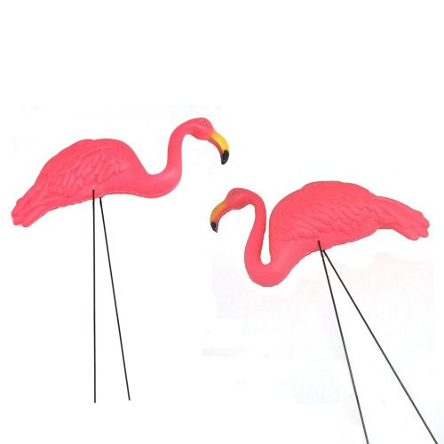 Bright Pink Flamingo Yard Ornament (2pack) | Amazon (US)