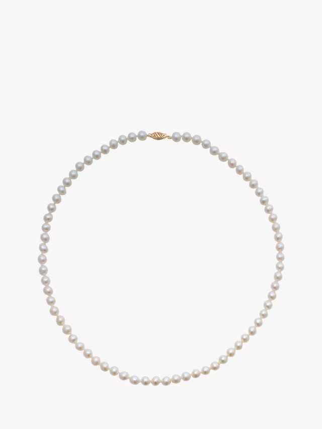 E.W AdamsFreshwater Cultured Pearl Necklace, White | John Lewis (UK)