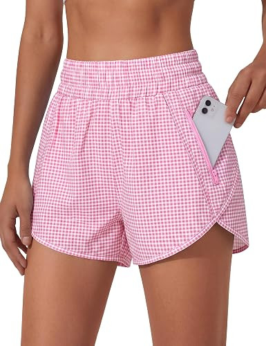 BMJL 2.5" Running Shorts for Women High Waisted Quick Dry Short with Pocket | built-in liner,thic... | Amazon (US)