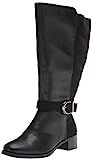 Easy Street Women's Fashion Boot, Black Suede, 6.5 Wide | Amazon (US)