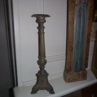 Vintage Church Altar Candle Stick/Holder.antique 3 Face Religious French Candelabra Bronze/Ormolu.no | Etsy (US)