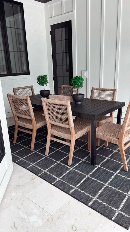 #walmartpartner  for the other side of our porch, where we have our dining table and my planting area, I added the matching #Walmart rug, table and chairs, and so many planters and plants all from Walmart!

#walmarthome @walmart #outdoor #outdoordining

#LTKSaleAlert #LTKHome #LTKVideo