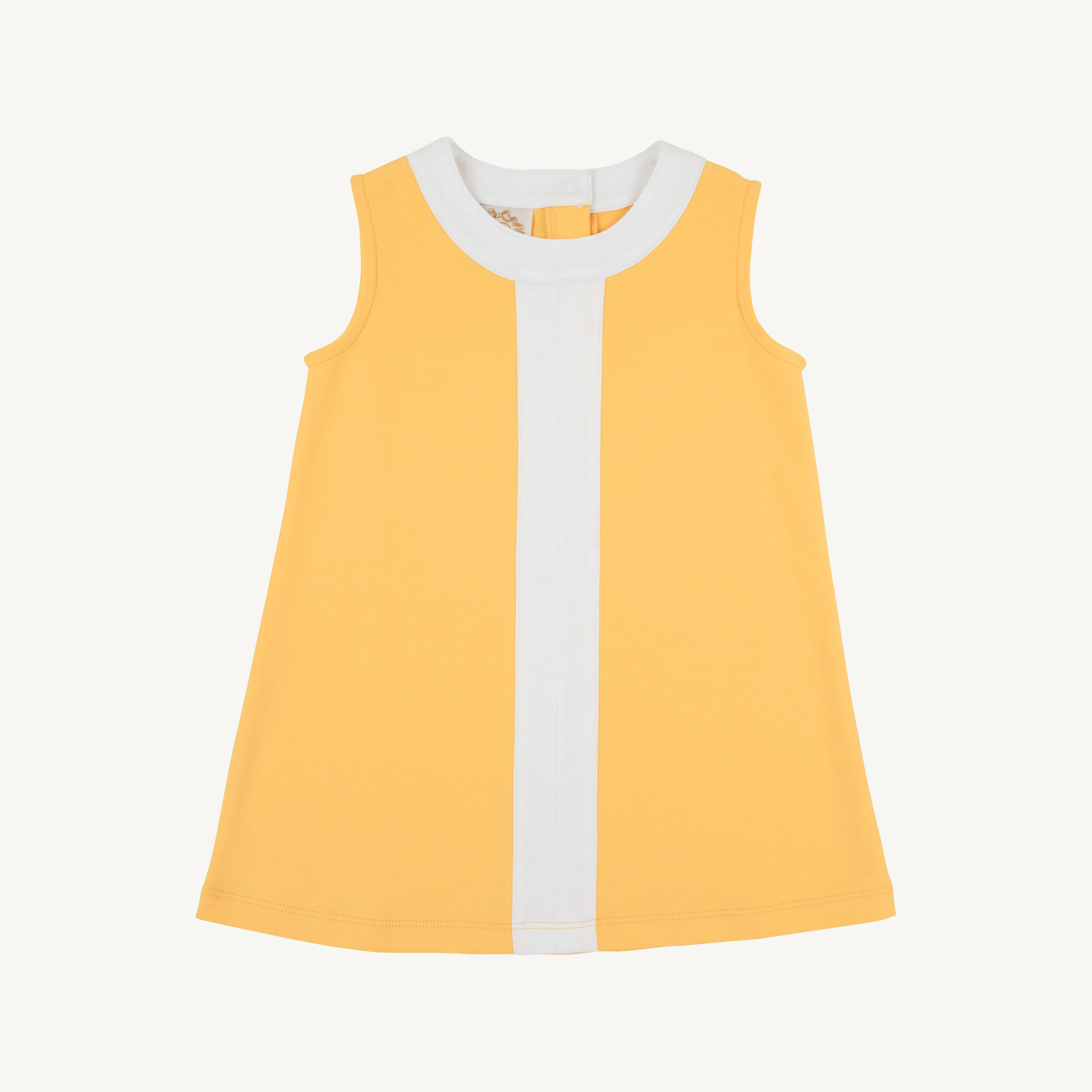 Daisy Dress - Yates Avenue Yellow with Worth Avenue White | The Beaufort Bonnet Company