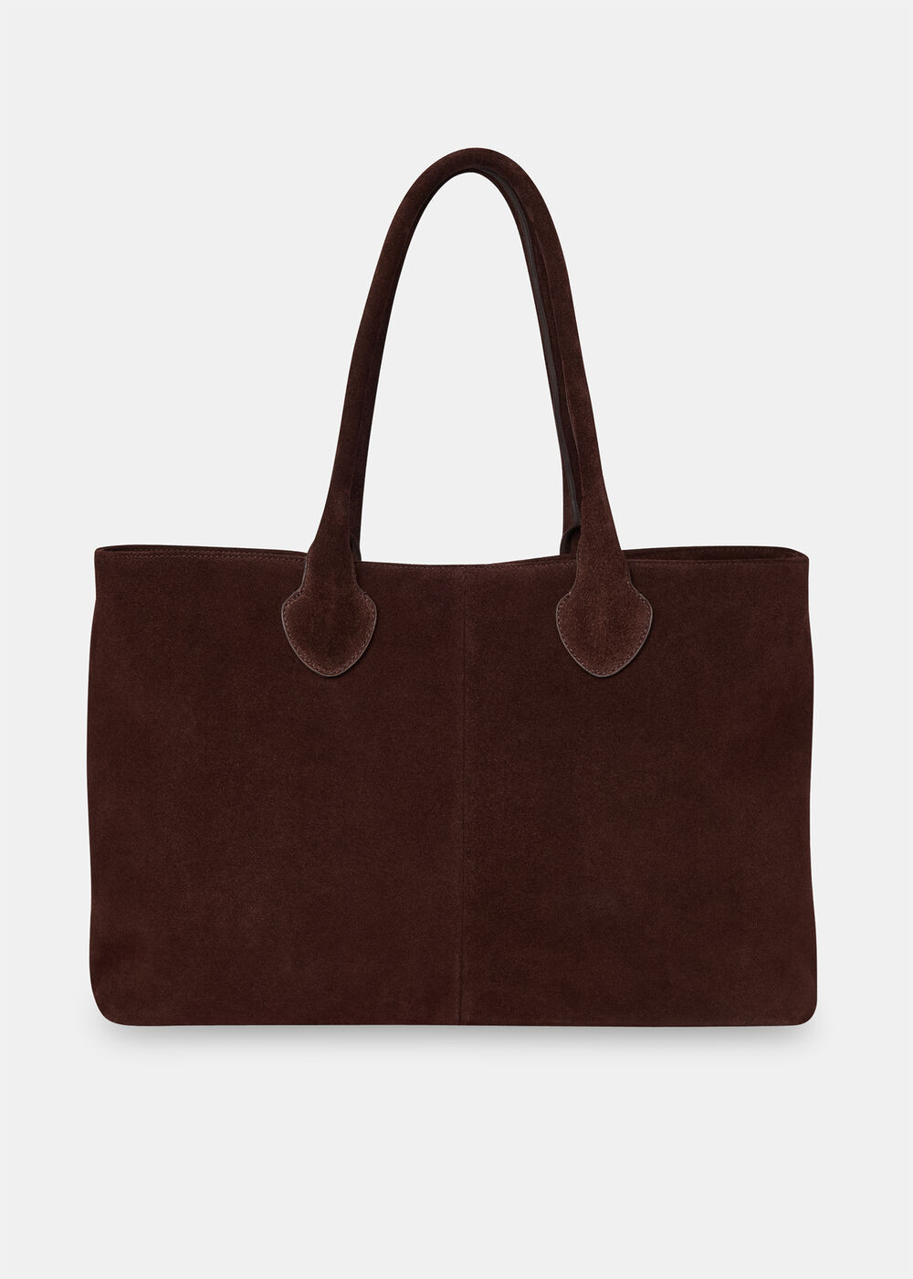Chocolate Leandra Suede Tote Bag | WHISTLES | Whistles UK | | Whistles