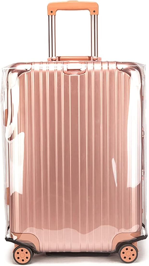 BlueCosto 28" Universal Clear PVC Luggage Cover Protector Suitcase Covers - H: 25"-28"; L: 18"-20... | Amazon (US)