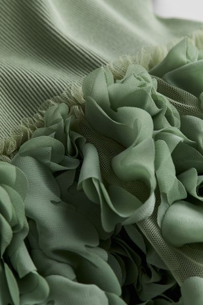 Ruffle-trimmed Jersey Dress | H&M (US + CA)