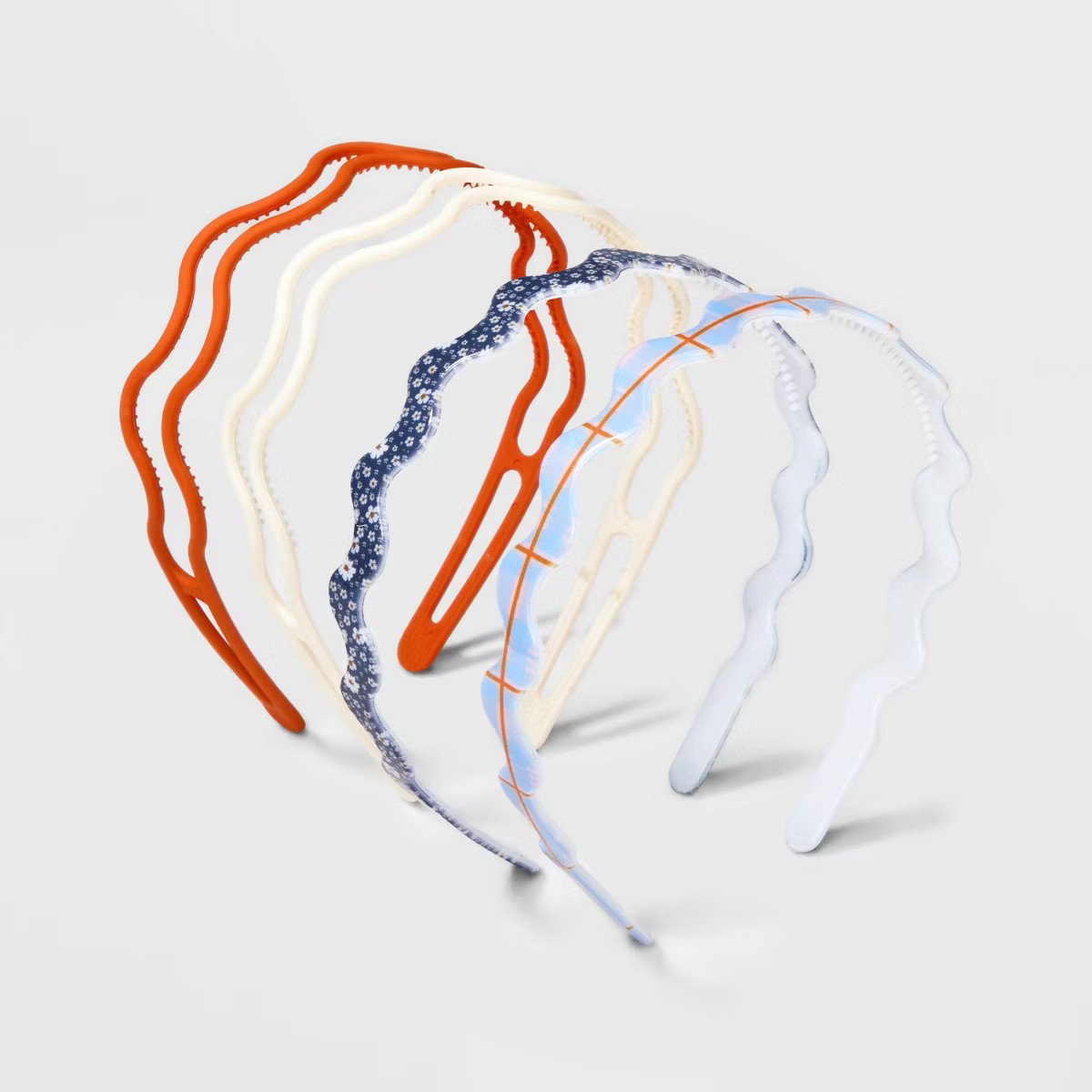 Girls' 4pk Floral and Solid Headband Set - art class™ | Target