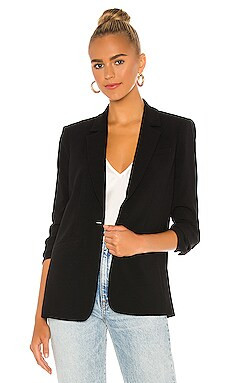 Cinq a Sept Crepe Khloe Blazer in Black from Revolve.com | Revolve Clothing (Global)
