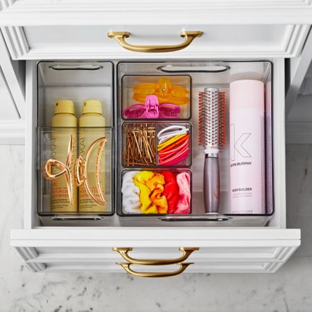 How lovely is this bathroom drawer?  beauty storage and organization from #TheHomeEdit and I’ve linked the products, all of which are at #walmart 

#LTKhome #LTKbeauty #LTKunder50