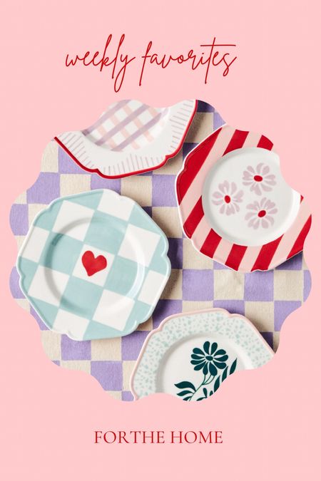 Weekly favorite finds for the home, cutest dessert plates 

#LTKfindsunder50 #LTKSeasonal #LTKhome
