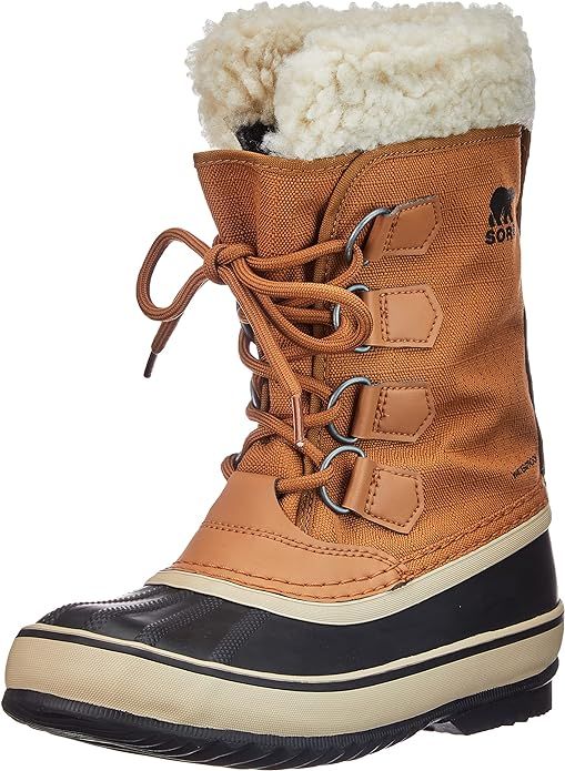 Sorel Women's Winter Carnival Boot - Rain and Snow - Waterproof - Camel Brown - Size | Amazon (US)