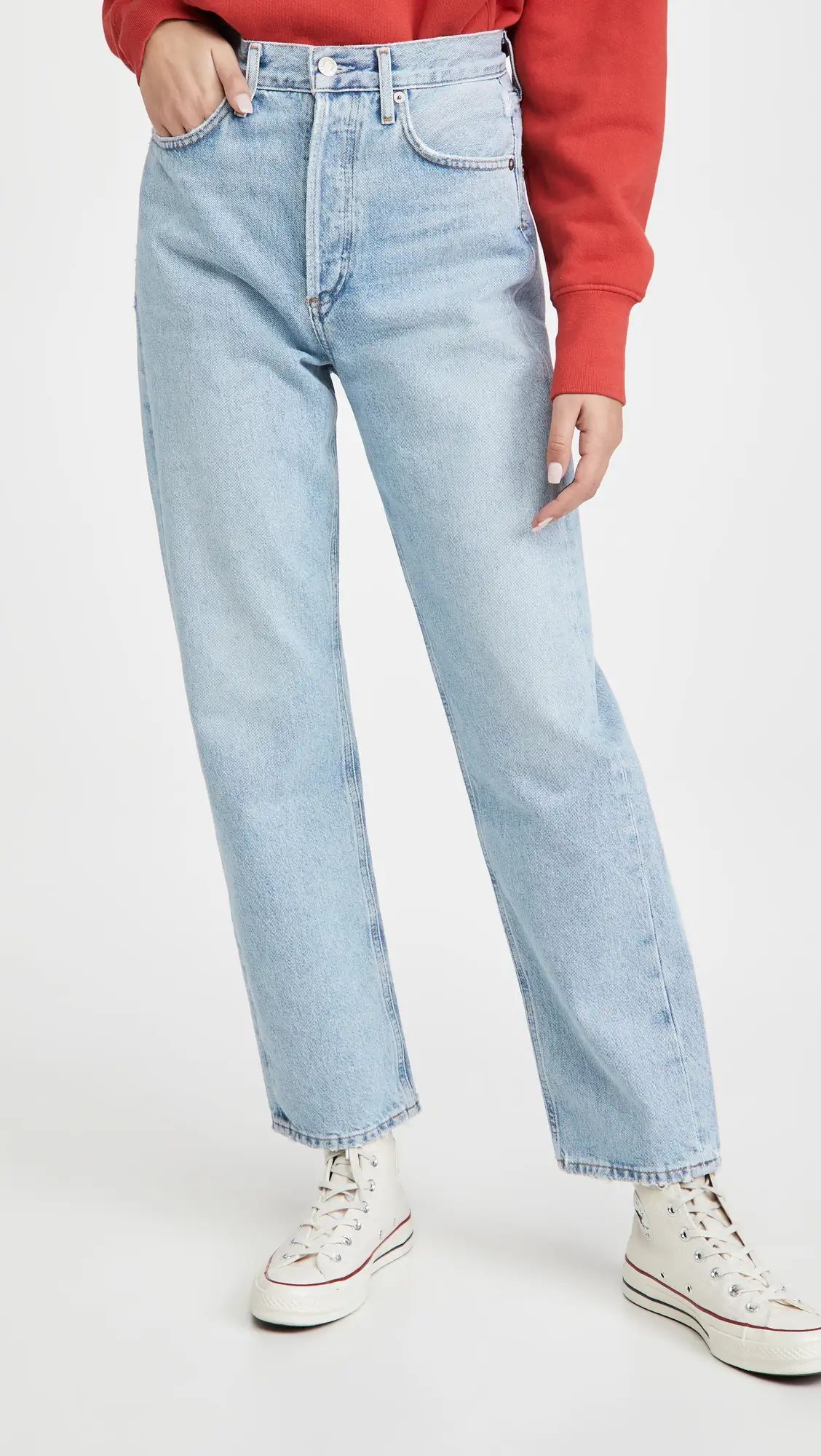 AGOLDE 90s Mid Rise Straight Jeans | Shopbop | Shopbop