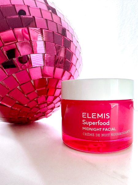 Elemis’ elemis' Superfood Midnight Facial is a cream that I've enjoyed reaching for at night - and not just for it's Barbie pink jar! 

This prebiotic overnight sleeping cream makes my skin feel SUPER soft. It's so nourishing and is great for replenishing moisture overnight. It's not too thick, which makes it a fantastic night cream for warmer months. It also smells INCREDIBLE! I have no idea how to describe the scent... it's a not-too-sweet and subtle fruit-like smell. Whatever it is - IT'S GOOD! 

My skin looks brighter and hydrated the day after I use this Barbiecore-reminiscent cream. While it coooouuld be used during the day, I prefer to keep this strictly in my PM routine. 

#LTKunder100 #LTKover40 #LTKbeauty