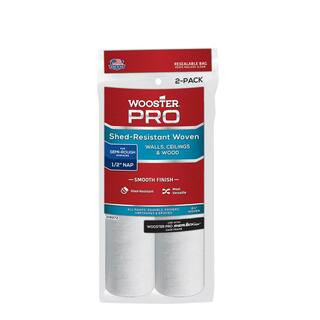 6-1/2 in. x 1/2 in. High-Density Pro Woven Cage Frame Roller (2-Pack) | The Home Depot