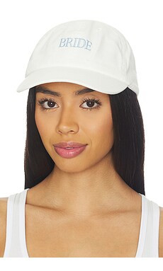 Favorite Daughter Bride Heart Baseball Cap in White from Revolve.com | Revolve Clothing (Global)