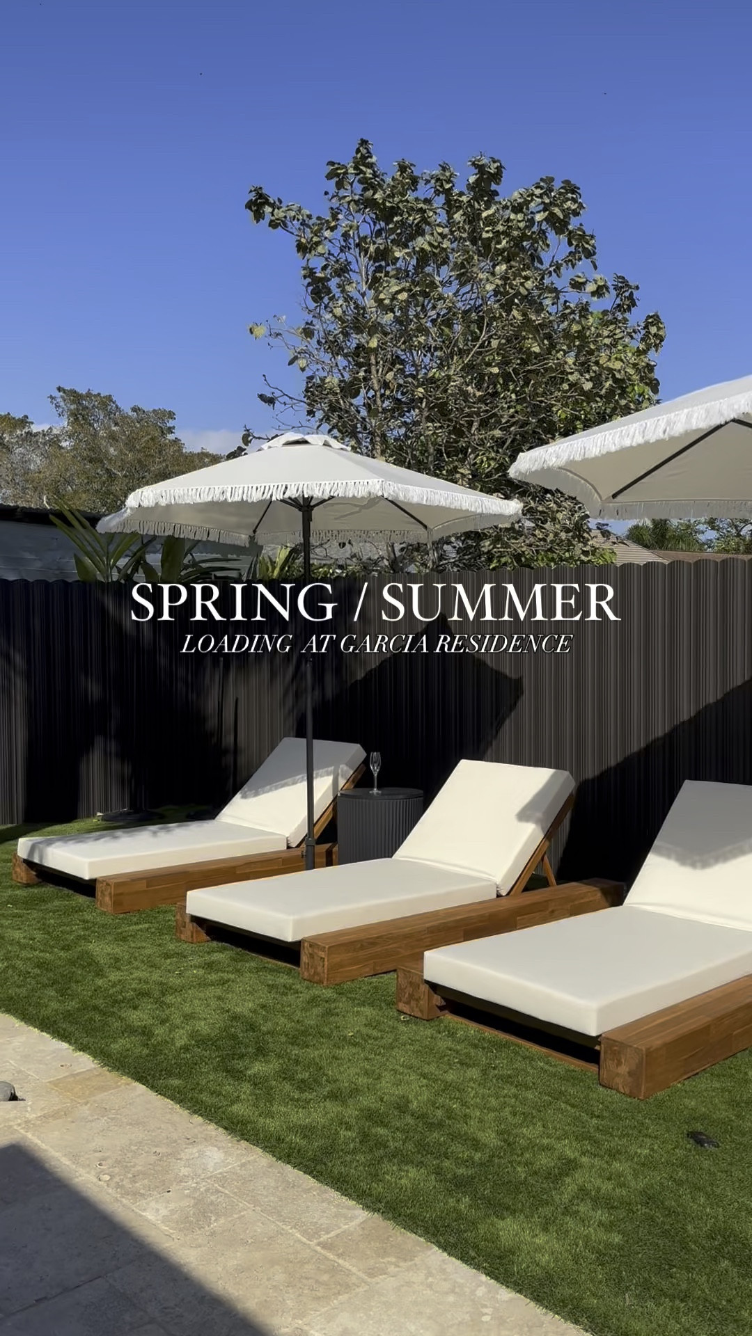 Prepping for spring summer 2025! 
I loveeee having resort vibes in our backyard to create a mini getaway as soon as we step outside. Can’t wait to complete my vision soon. Stay tuned. Meanwhile all deets linked here !

#LTKHome #LTKFamily #LTKSeasonal