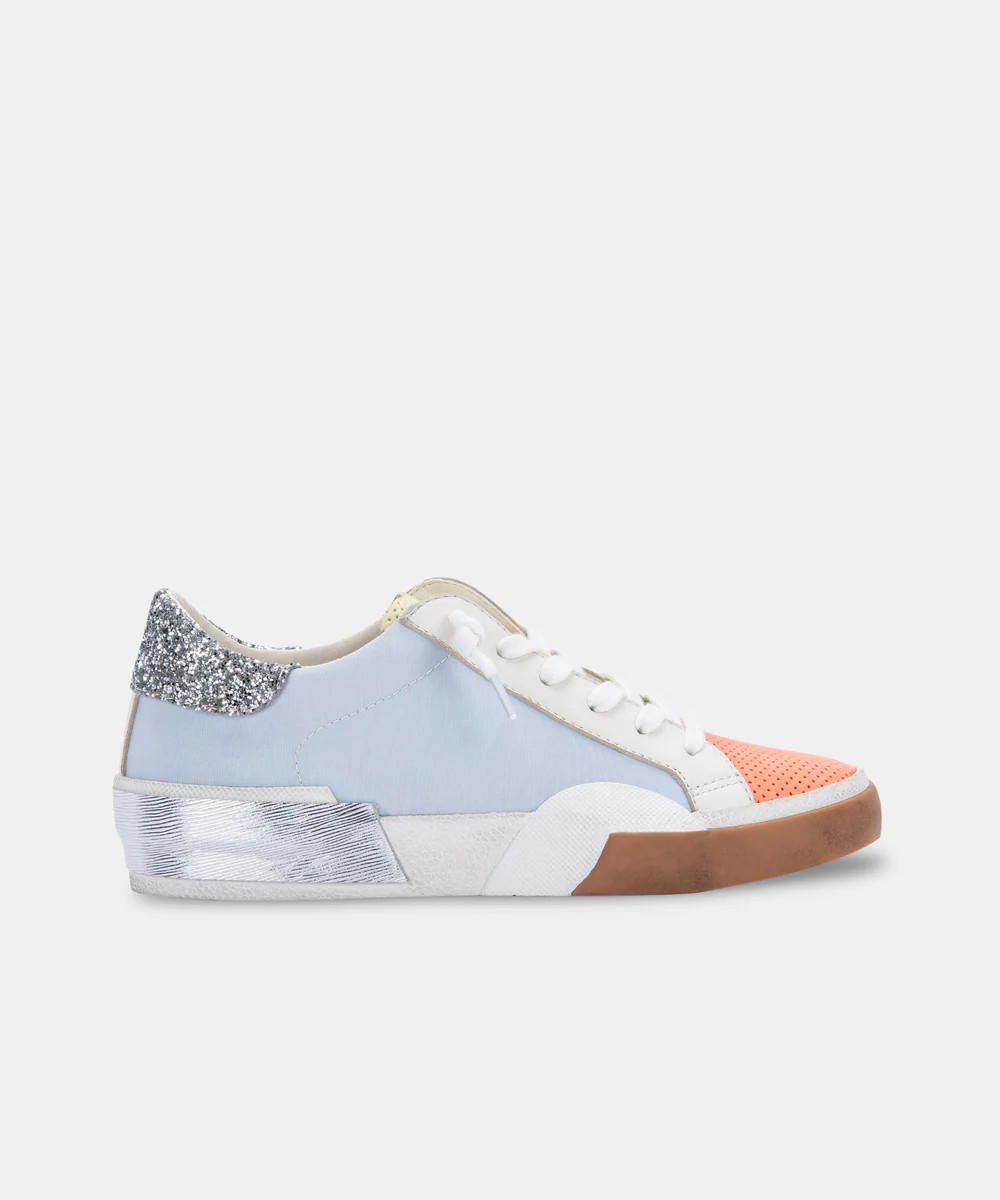 ZINA SNEAKERS IN SHERBET MULTI FABRIC | DolceVita.com