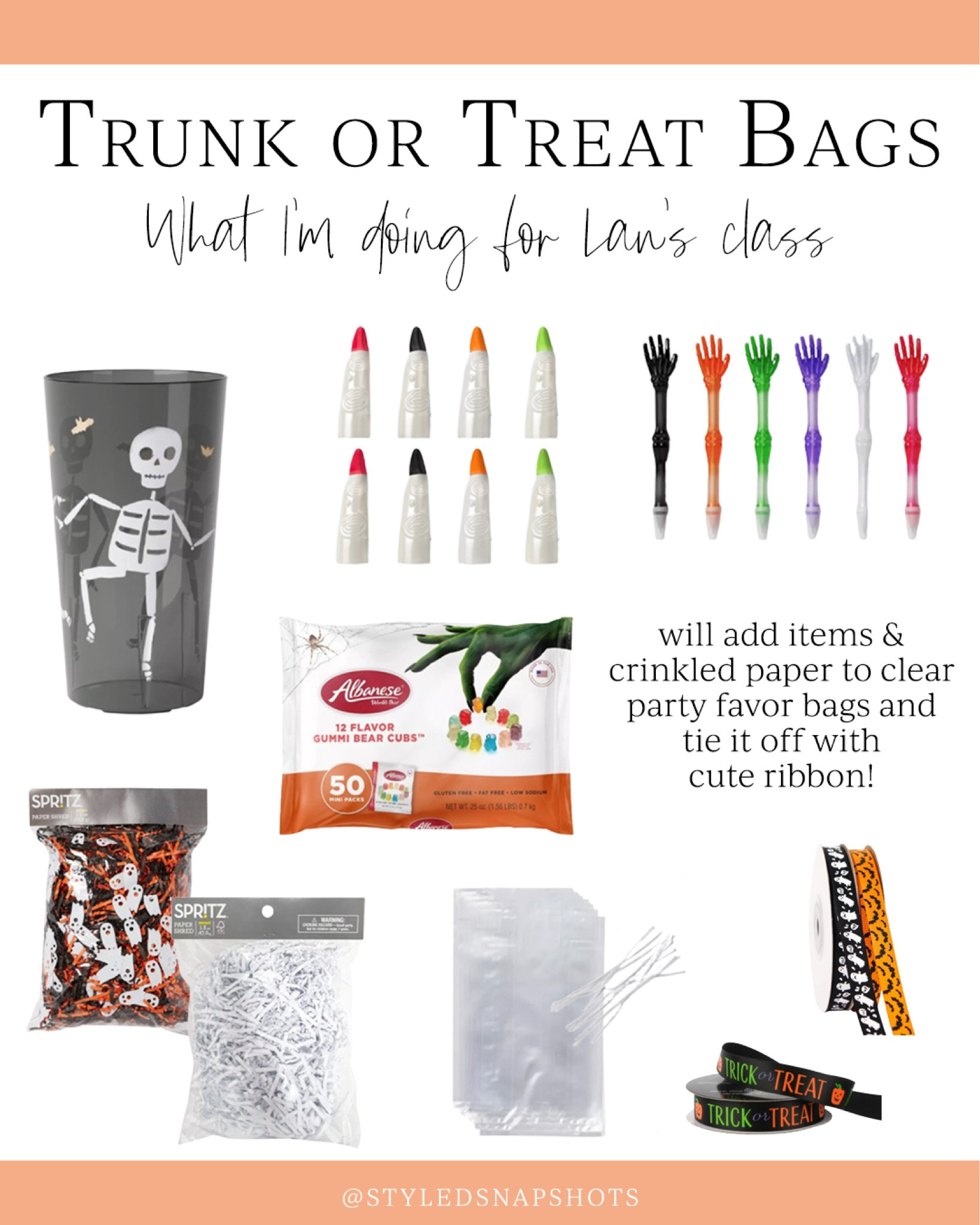 Kids class Halloween idea 🎃👻 this is what I’m doing this year for Lan’s 3yr old class’ trunk or treat 

#LTKHalloween #LTKKids