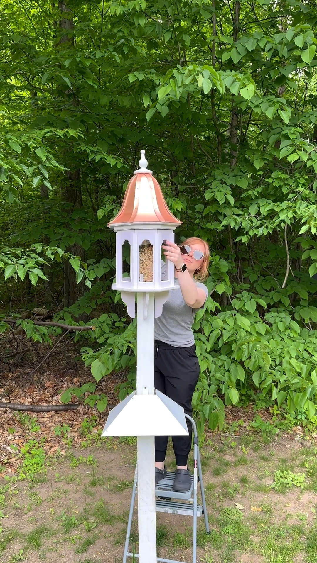 The fanciest bird feeder !

#LTKHome #LTKSeasonal