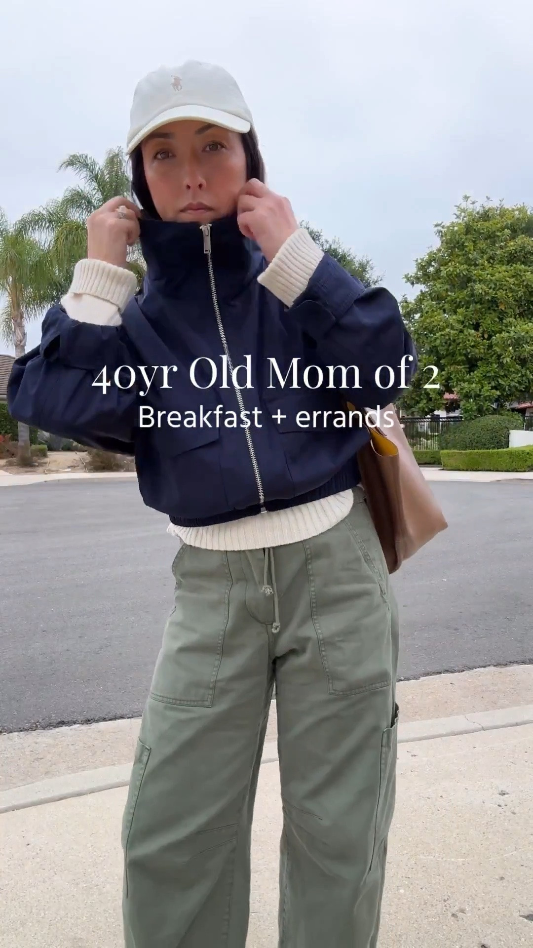 40yr old mom of 2 - what I wore to breakfast and errands on a chilly morning. 

Everlane cotton sweater xs
Zara jacket xs
Pistola pants petite 25 - could wear the petite 24
Bimba Y Lola sneakers 5 - run big
Mansur Gavriel tote
Polo Ralph Lauren hat

petite style, mom outfits

#LTKmomlife #LTKPetite #LTKSeasonal
