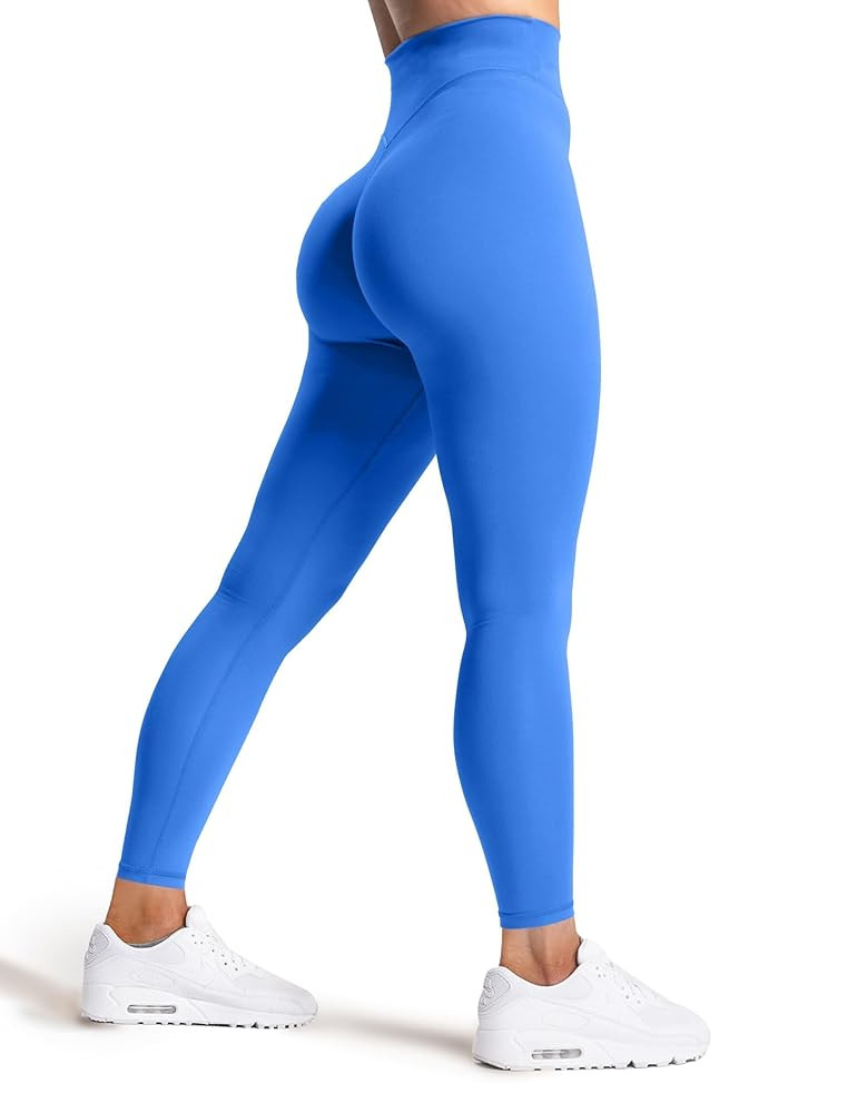 Olmlmt No Front Seam Workout Leggings for Women Tummy Control Butt Lifting Leggings Buttery Soft ... | Amazon (US)