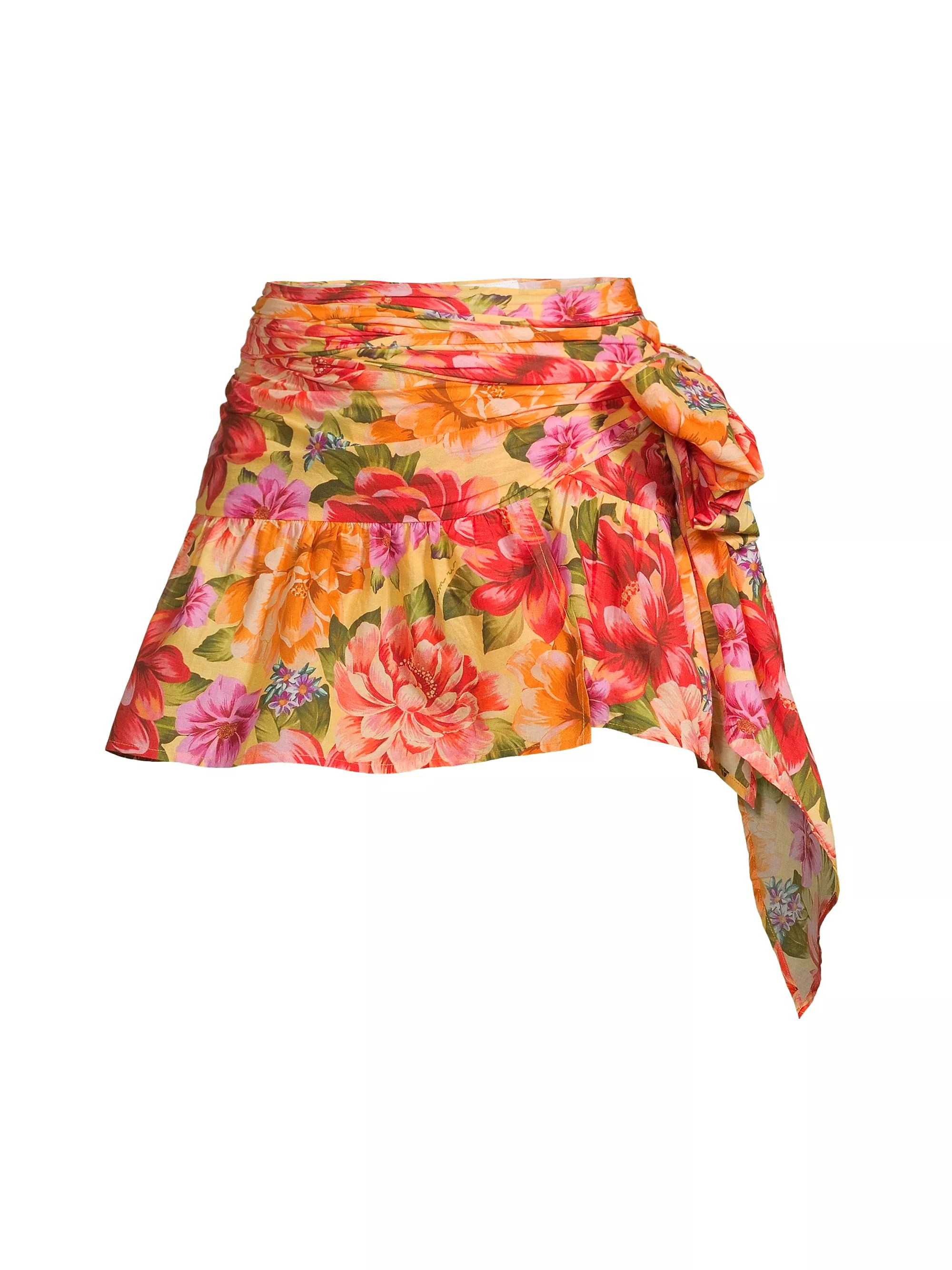 Shop Farm Rio Lila Cover-Up Miniskirt | Saks Fifth Avenue | Saks Fifth Avenue