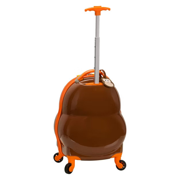 Rockland Kids' My First Hardside Carry On Spinner Suitcase - Monkey | Target