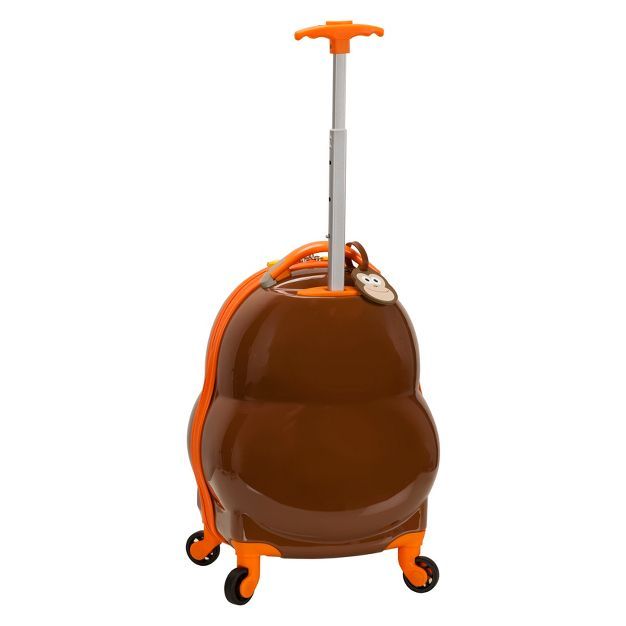 Rockland Kids&#39; My First Hardside Carry On Spinner Suitcase - Monkey | Target