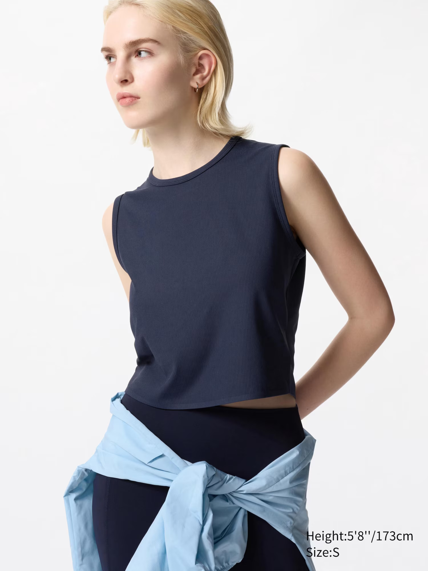 AIRism Soft Ribbed T-Shirt | Sleeveless | UNIQLO (US)