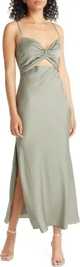 Cutout Twist Front Cocktail Dress | Nordstrom