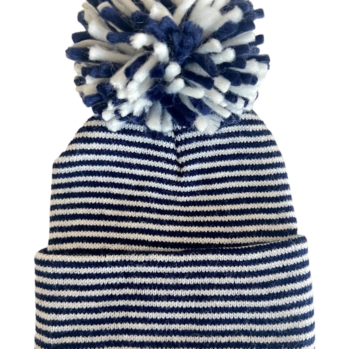 Baby's First Hat®, Navy/White Stripe Pom | SpearmintLOVE