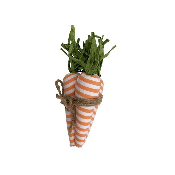 Way To Celebrate Easter 10-inch Height Polyfoam Carrot Tabletop Decor, with Red Line - Walmart.co... | Walmart (US)