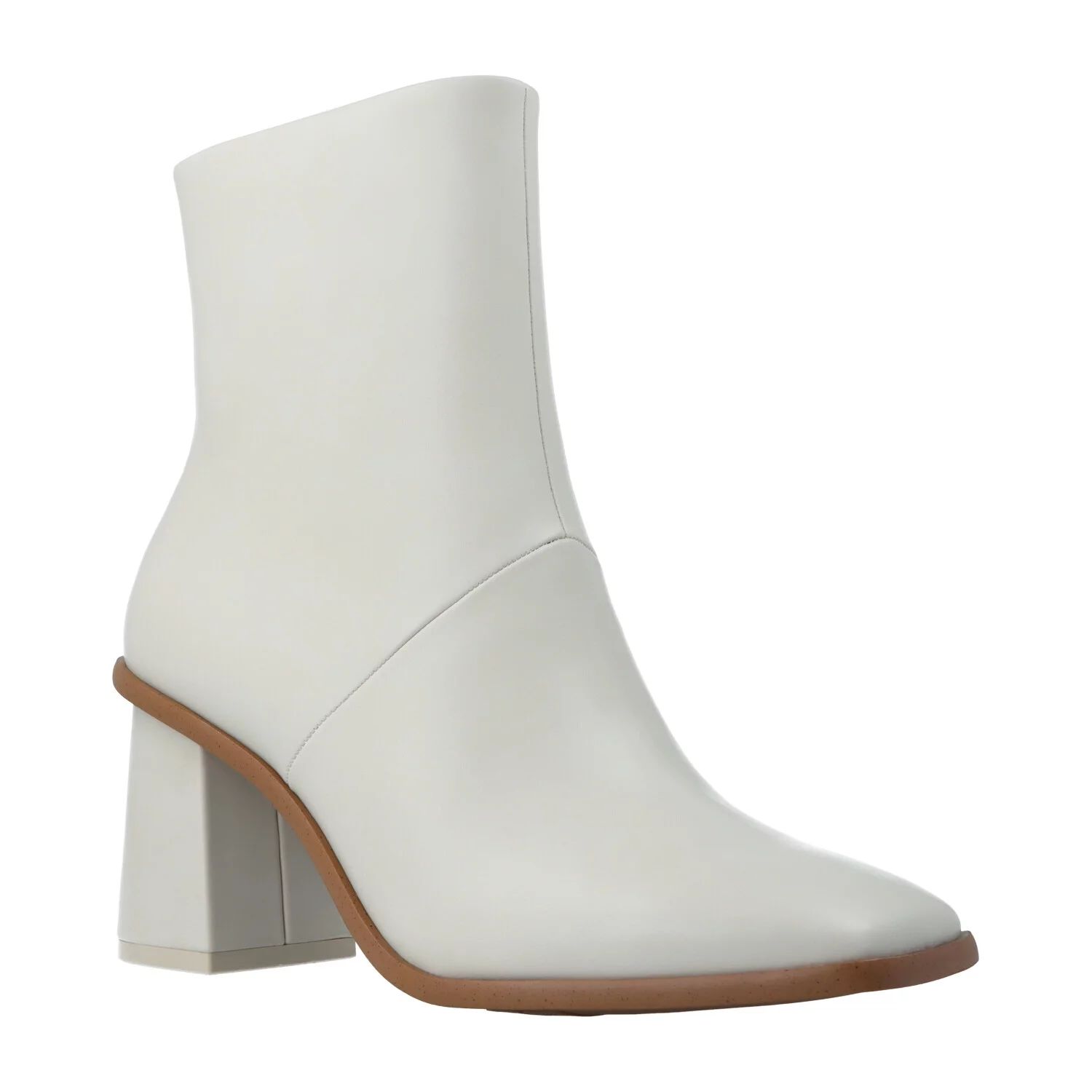 Time and Tru Women's Square-Toe Dress Booties - Walmart.com | Walmart (US)