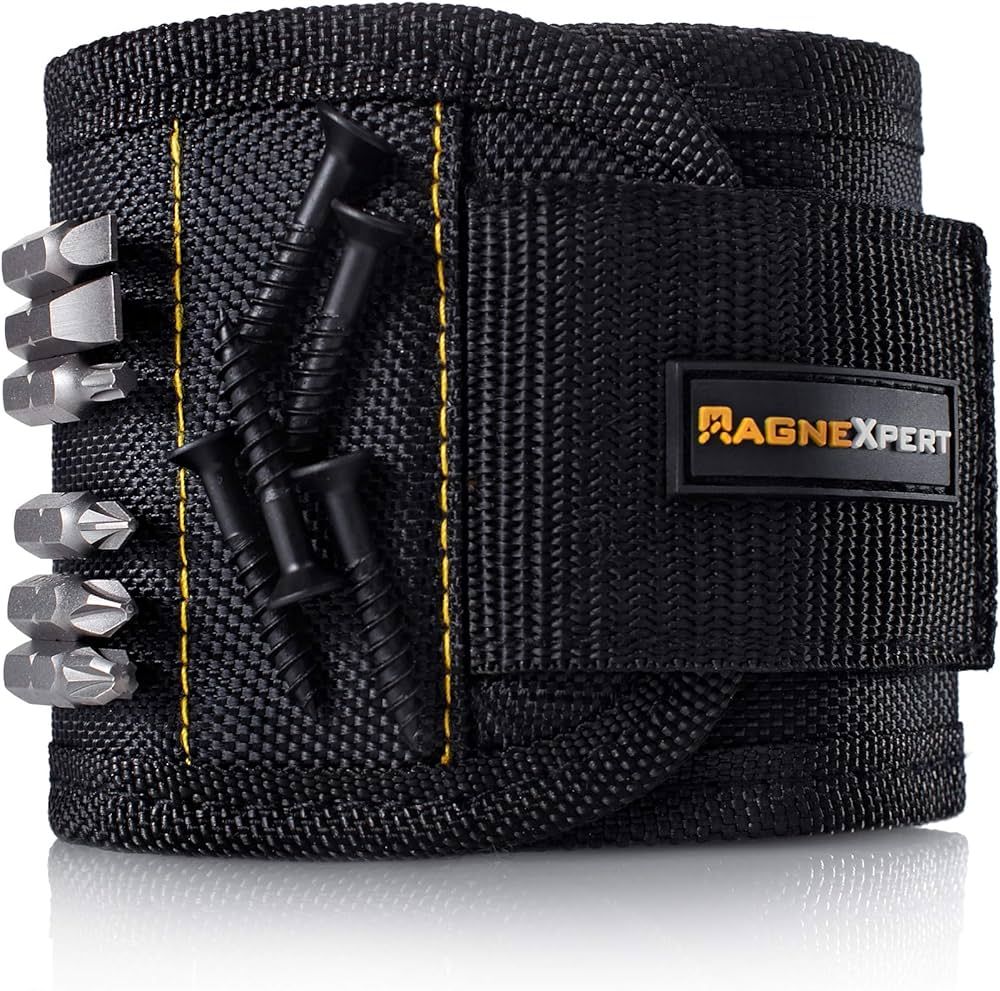 Magnexpert Magnetic Wristband for Holding Screws, Nails and Drill Bits - Crafted from Ballistic N... | Amazon (US)