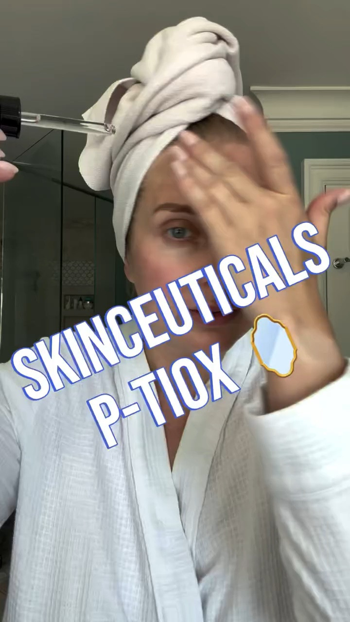 GRWM as I try the new @skinceuticals P-TIOX serum!! 🪞#GiftedbySkinCeuticals 

#neuromodulators #pretox #glassskin #grwm skincare