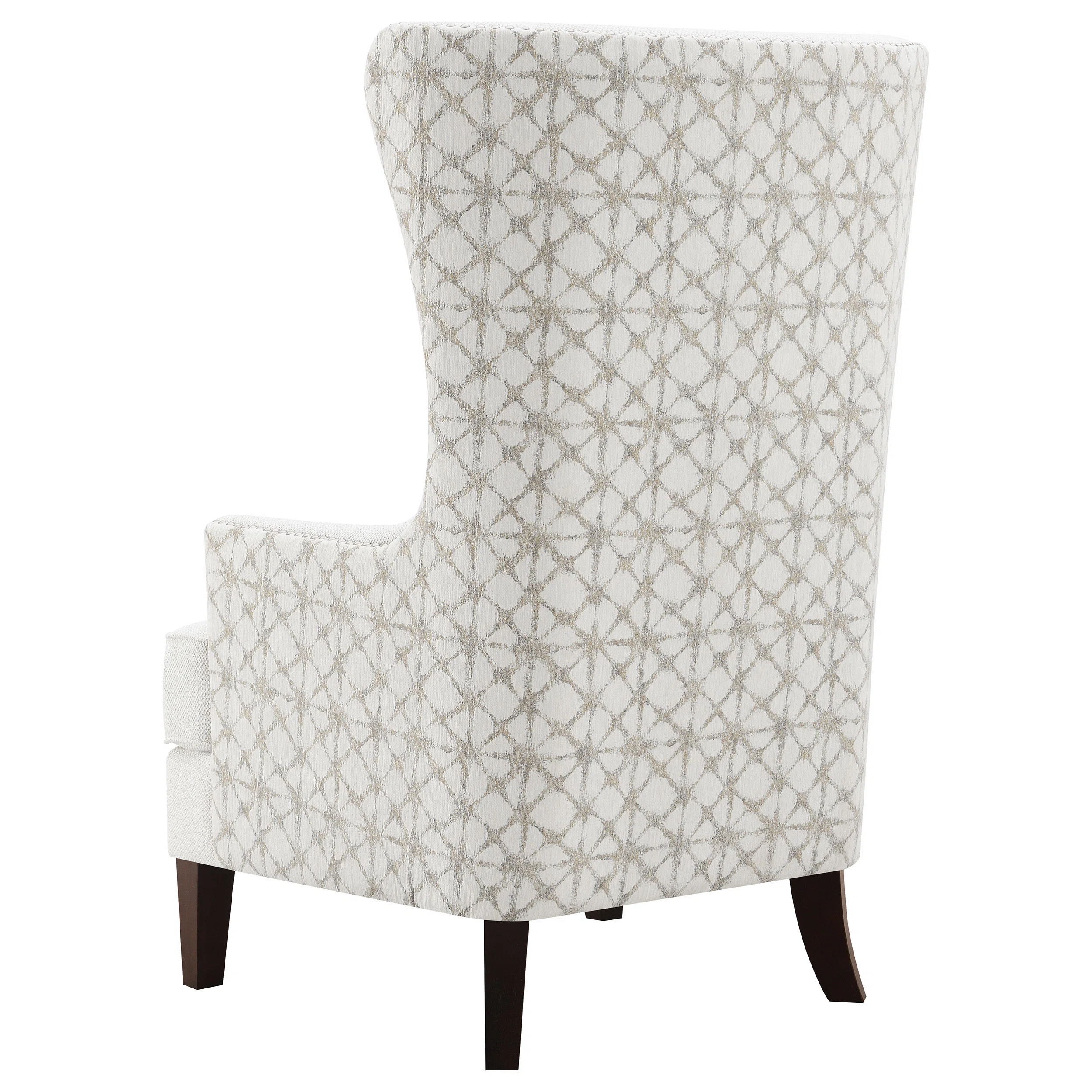 Sonali Upholstered High Wingback Accent Chair Latte | Wayfair North America