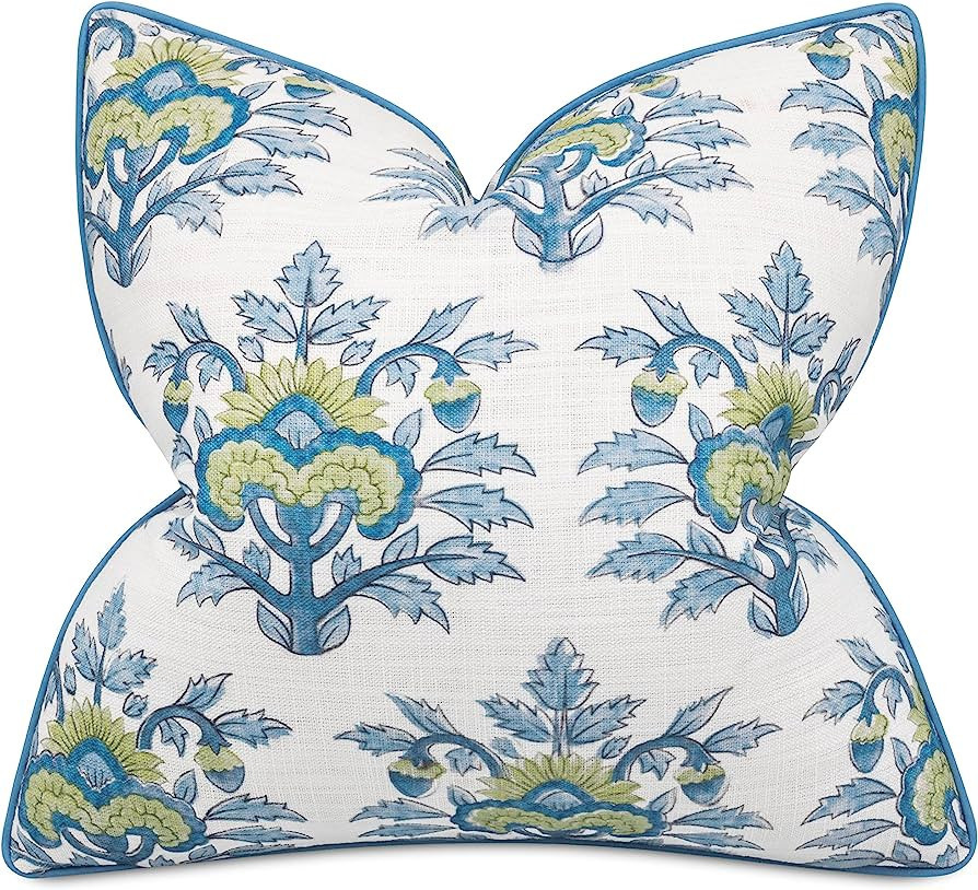 MANOJAVAYA Printed Decorative Square Accent Throw Pillow Cover - Sofa, Chair, Couch, Bedroom, Liv... | Amazon (US)