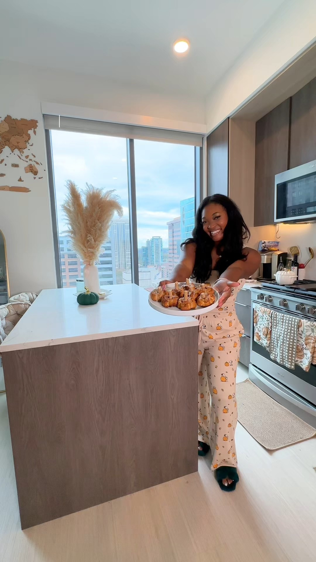 this is your sign to make pumpkin shaped cinnamon rolls for Thanksgiving morning or for dessert 🤤! 🍁🎃 my family always eats cinnamon roll apart of breakfast while watching the @macys Thanksgiving parade! 

Comment shop to add to your grocery list! 

Don’t these looks yummy?! 😋 


Cinnamon rolls @aldiusa 
PJs @americaneagle 
Kitchen decor @marshalls 
@wayfair 
@wayfaircreators 
@amazon 

#aldifinds #breakfastrecipes #bakingrecipes #foodinfluencer #foodieinfluencer #marshallsfinds #shopwithme #groceryhaul #thanksgivingfood #thanksgivingrecipes #traveldeals #travelinfluencer #atlinfluencers #atlantainfluencer #cookingreels #homedecor #homedecorations 

#LTKfoodie #LTKgrwm #LTKSeasonal
